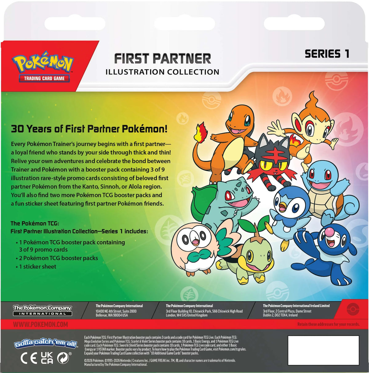 Pokémon TCG | First Partner Illustration Collection: Series 1