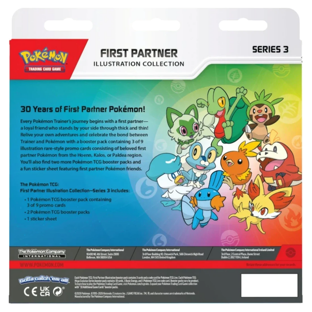 Pokémon TCG | First Partner Illustration Collection Series 3