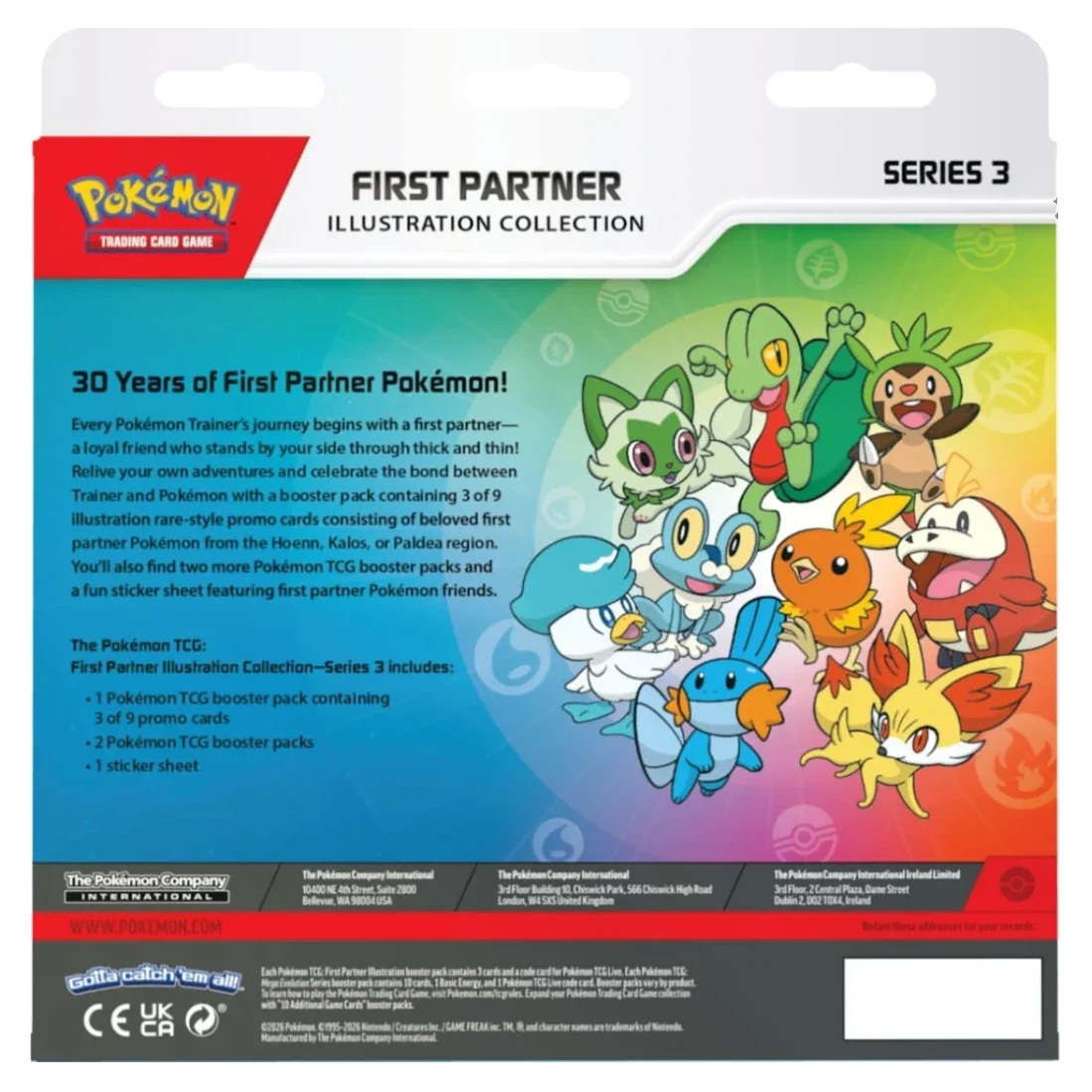 Pokémon TCG | First Partner Illustration Collection Series 3