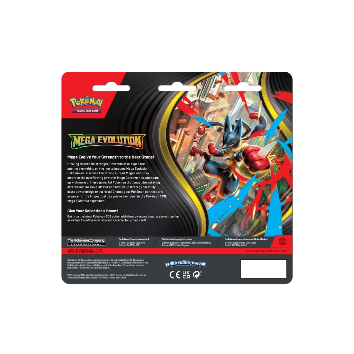 Pokémon TCG | Mega Evolution – Three-Booster Blister Pack