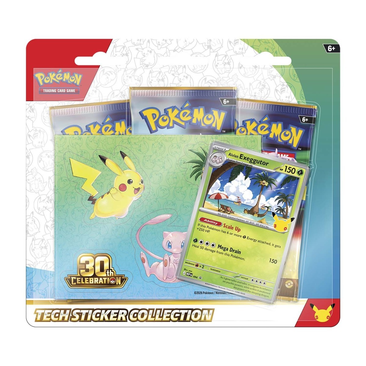 Pokémon TCG | 30th Celebration – Tech Sticker Collection