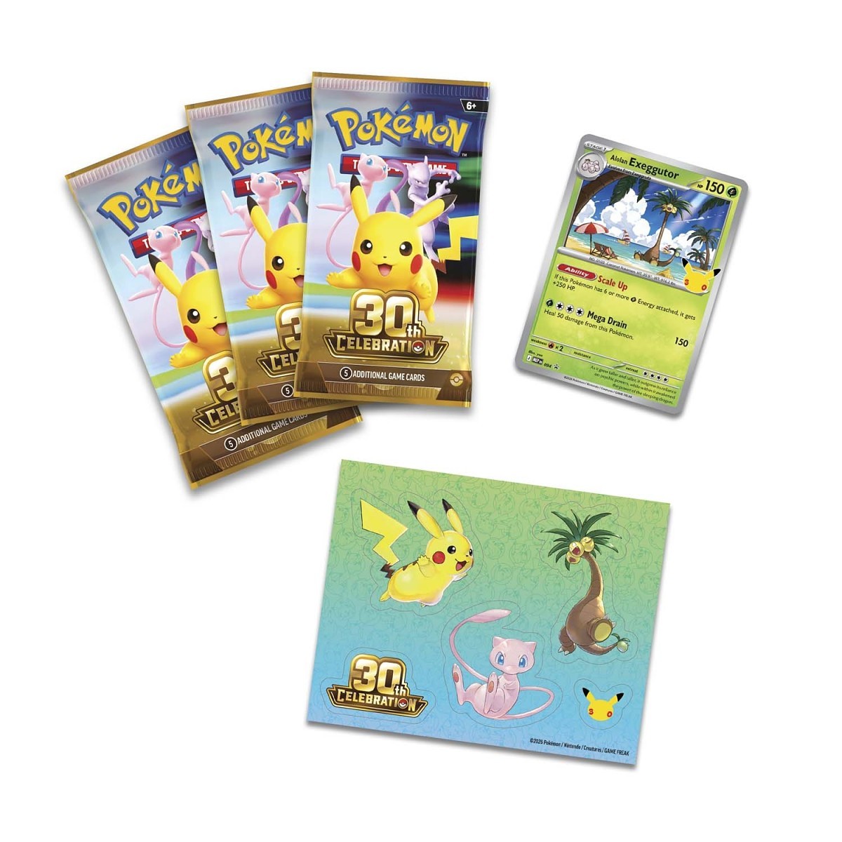 Pokémon TCG | 30th Celebration – Tech Sticker Collection