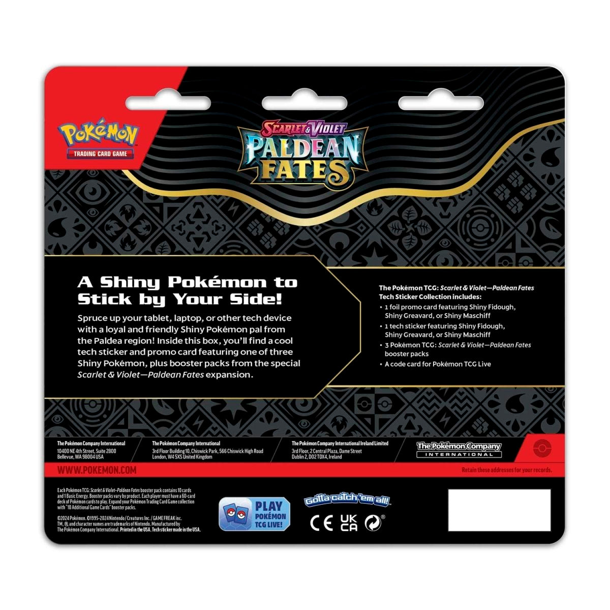 Pokémon TCG | Paldean Fates – Tech Sticker Collection